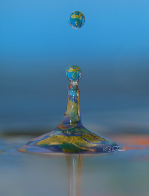 Droppar - Tavla - Världens vatten